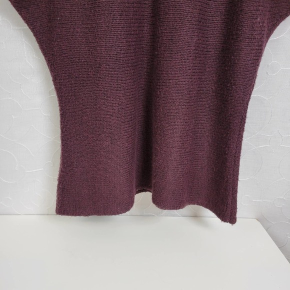 Cabi Red Sweater Tunic Mini Short Sleeves Crewneck Dress Size XL - Picture 4 of 7